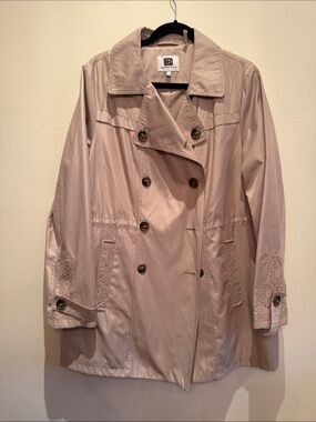 Laundry by Design - Beige Double-Breasted Trench Coat